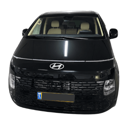Luxury 8-seater van used for private tours in Israel